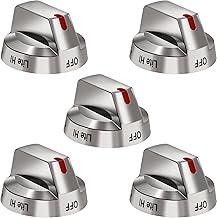 DG64-00473A Burner Control Dial Knob Range Oven Replacement Compatible with Samsung Gas Stove Knob NX58H5600SS NX58F5700WS NX58H5650WS NX58J7750SS NX58M6850SS (5pcs).